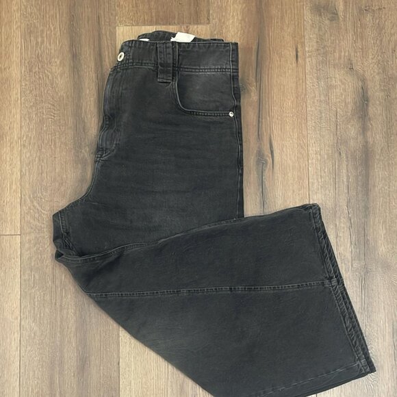 Free People We The Free Chill Vibes Dropped Wide-Leg Jeans sz 29 - Picture 7 of 12